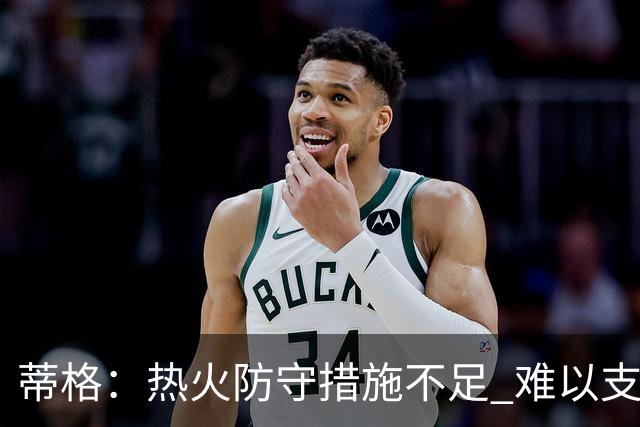 蒂格：热火防守措施不足 难以支持字母哥的核心作用